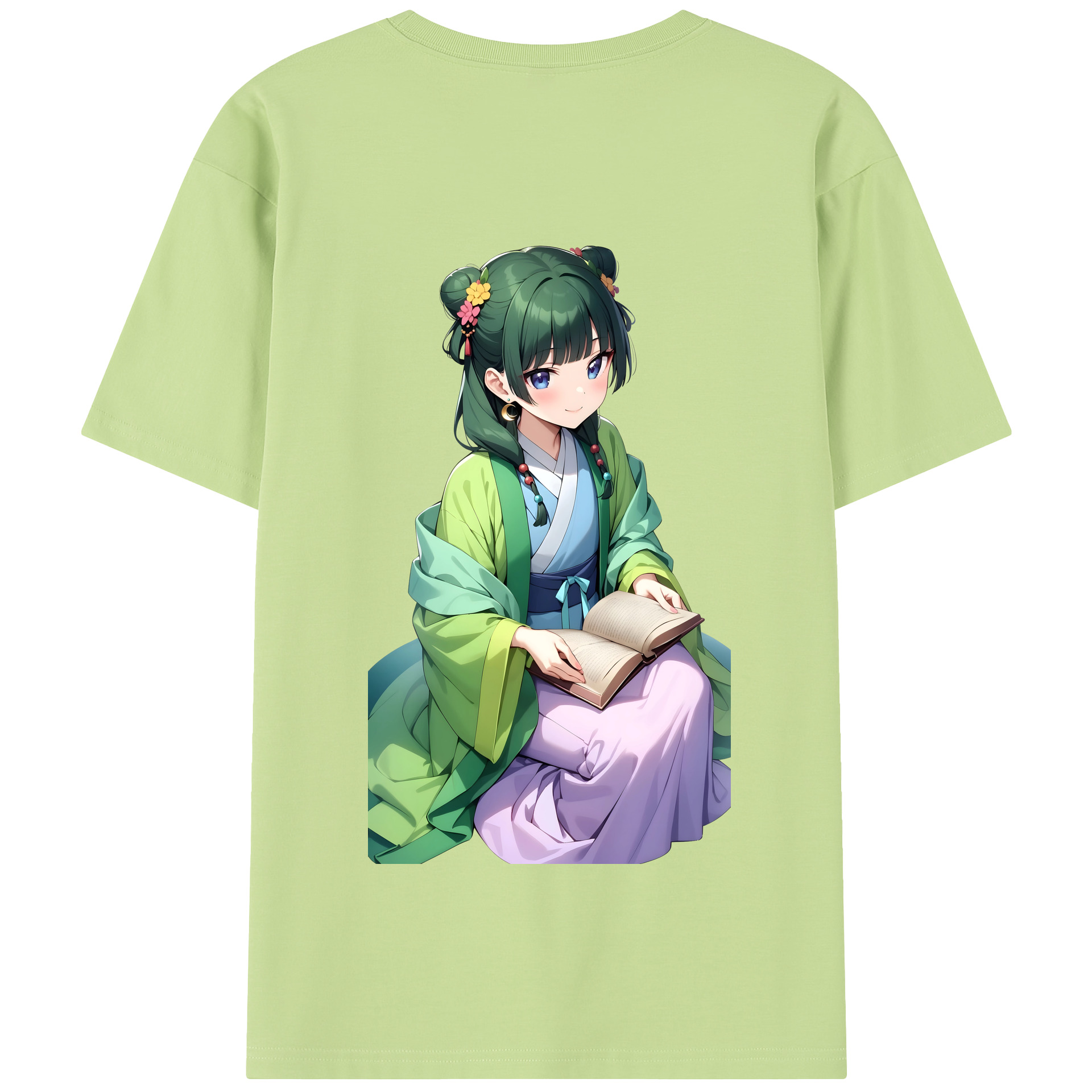 （画像用） 薬屋のひとりごと The Apothecary Diaries 綿100％半袖Tシャツ（背面プリント）
